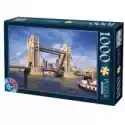  Puzzle 1000 El. Wielka Brytania, Londyn, Tower Bridge D-Toys