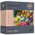 Trefl  Puzzle Drewniane 500+1 El. Kolorowe Koktajle Trefl
