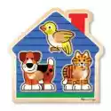  Puzzle Drewniane. Dom, Zwierzęta 12055 Melissa & Doug