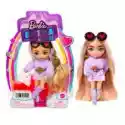 Mattel  Barbie Mała Lalka Lalka 4 - Fioletowy Kaptur/blond Kucyki Hgp66