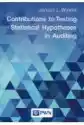 Contributions To Testing Statistical Hypotheses In Auditing