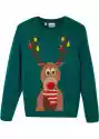 Sweter Chłopięcy Z Bożonarodzeniowym Motywem