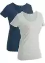 Długi Shirt Sportowy (2 Szt.), Krótki Rękaw