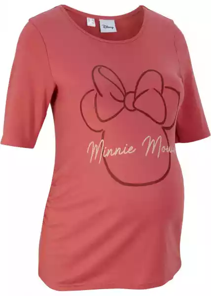 Shirt Ciążowy Myszka Minnie Z Bawełny