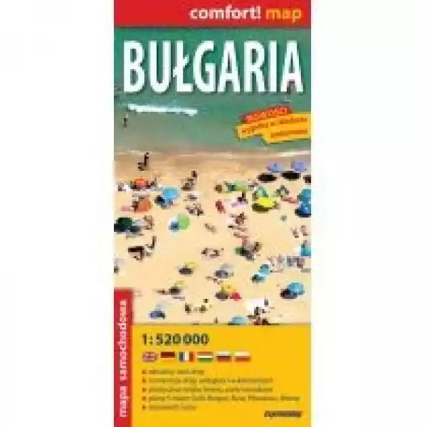  Comfort! Map Bułgaria 1:520 000 Mapa 