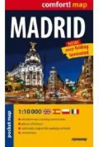 Comfort! Map Madryt (Madrid) 1:10000 Plan Miasta