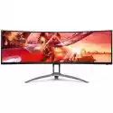 Monitor Aoc Agon Ag493Ucx2 49 5120X1440Px 165Hz 1 Ms Curved