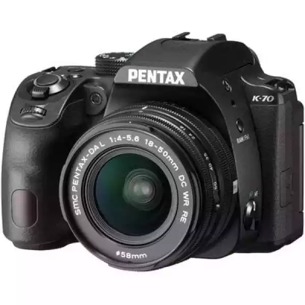 Aparat Pentax K-70 Czarny + Obiektyw 18-50 Wr