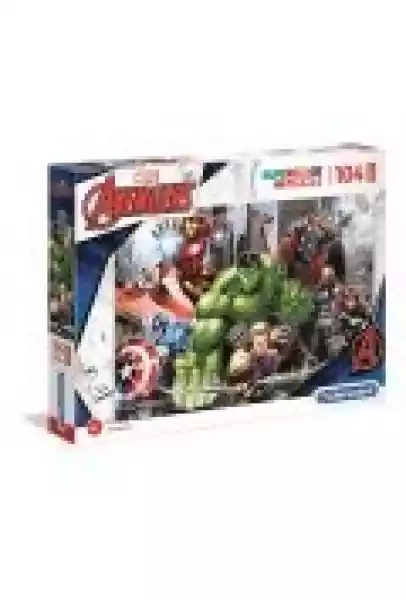 Puzzle Maxi 104 El. Supercolor. Avengers. Gotowi Do Lotu