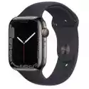 Apple Apple Watch 7 Cellular 45Mm (Grafitowy Z Opaską Sportową W Kolor