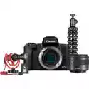 Canon Aparat Canon Eos M50 Ii Vlogger Kit Eu26 + Canon 15-45 Mm F/3.5-