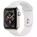 Apple Apple Watch 4 Cellular 40Mm (Srebrny Z Opaską Sportową W Kolorze