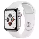 Apple Apple Watch 5 Cellular 40Mm (Srebrny Z Opaską Sportową W Kolorze