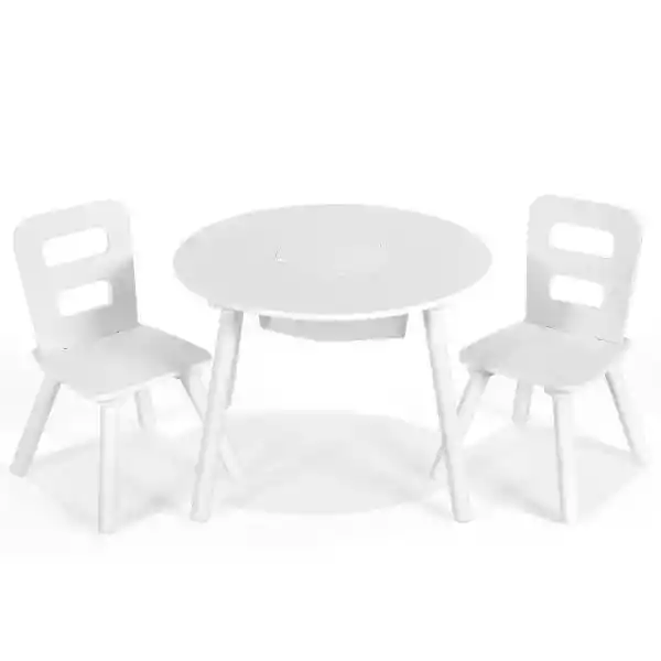 Zestaw Mebli Dla Dzieci Stół  I 2 Krzesła
