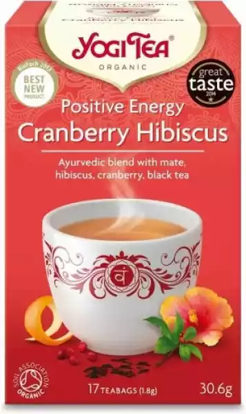 Herbatka Pozytywna Energia Żurawina - Hibiskus Bio (17 X 1,8 G) 