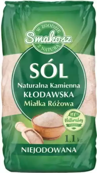 Sól Kłodawska Naturalna Kamienna Kłodawa Miałka Niejodowana 1Kg 