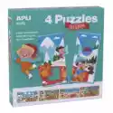 Apli Kids  Puzzle 4 Układanki - Cztery Pory Roku 16 Elementów, 3+ Apli Kid