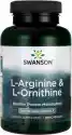 Swanson Health Products L- Arginina 500Mg L- Ornityna 250Mg 100 Kapsułek Swanson