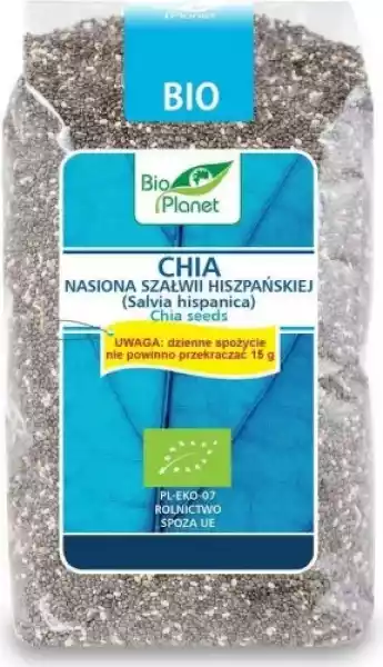 Chia - Nasiona Szałwii Hiszpańskiej Bio 1 Kg - Bio Planet