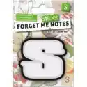 If If Forget Me Sticky. Notes Kart Samoprzylepne Litera S 