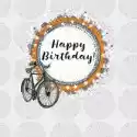 Clear Creations Karnet Kwadrat Cl0210 Urodziny Rower 