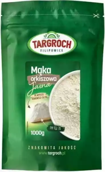 Mąka Orkiszowa Biała Jasna 1000G Targroch