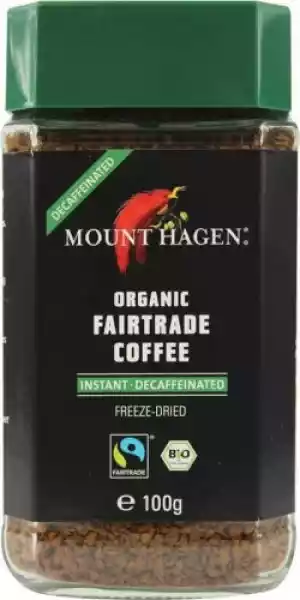 Kawa Rozpuszczalna Bezkofeinowa Fair Trade Bio 100 G - Mount Hag