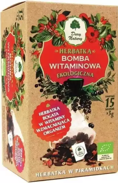 Herbatka Bomba Witaminowa Piramidki Bio (15 X 3 G) - Dary Natury