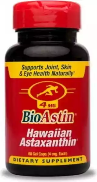 Astaksantyna Hawajska Bioastin Hawaiian Astaxanthin 4Mg 60 Kapsu