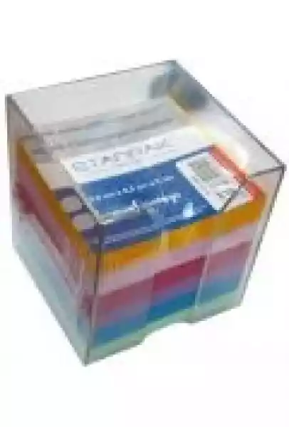 Kubik Plastikowy Z Kolorowymi Karteczkami