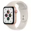 Apple Apple Watch Se Cellular 44Mm (Złoty Z Opaską Sportową W Kolorze 
