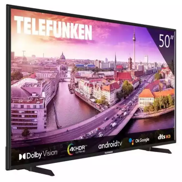 Telewizor Telefunken 50Ug8450 50 Led 4K Android Tv Dolby Vision 