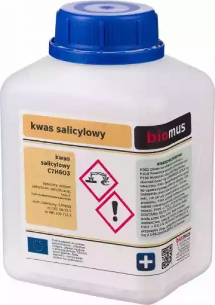 Kwas Salicylowy C7H6O3 Acidum Salicylicum 250G Biomus