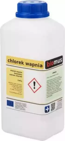 Chlorek Wapnia Bezwodny Czysty Calcium Chloride Cacl2 1Kg Biomus