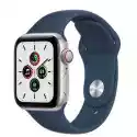 Apple Apple Watch Se Cellular 40Mm (Srebrny Z Opaską Sportową W Kolorz