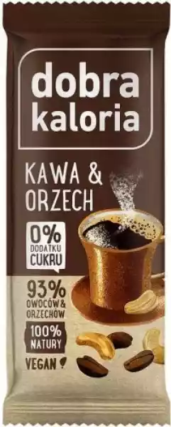 Baton Owocowy Kawa & Orzech 35 G Dobra Kaloria