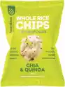 Bombus Chipsy Ryżowe Pełnoziarniste Z Chia I Quinoa Bezglutenowe 60 G B