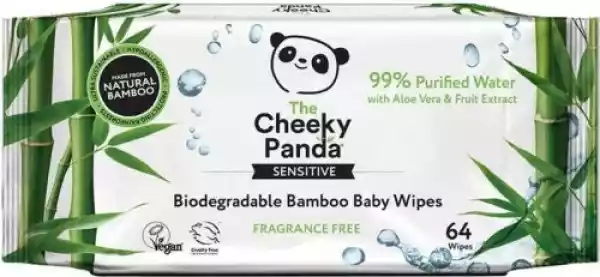Bambusowe Chusteczki Nawilżane Dla Dzieci 64 Szt - Cheeky Panda