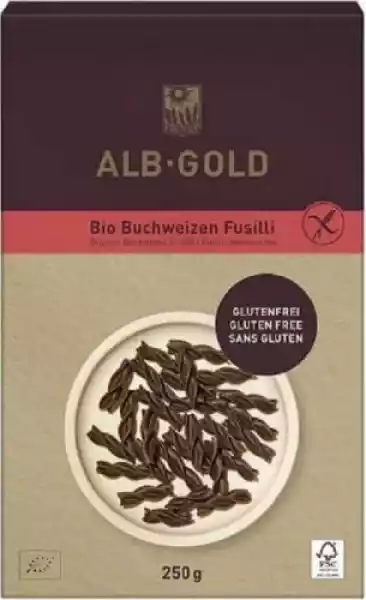 Makaron (Gryczany) Świderki Bezglutenowy Bio 250 G - Alb Gold (A