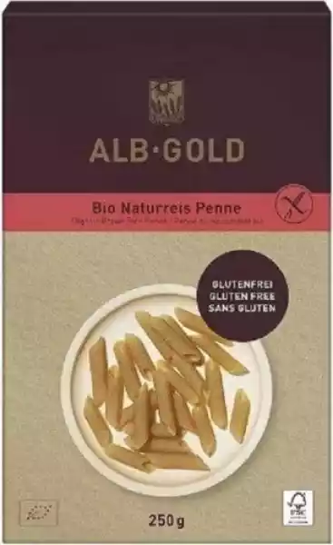 Makaron (Ryżowy Razowy) Penne Bezglutenowy Bio 250 G - Alb Gold