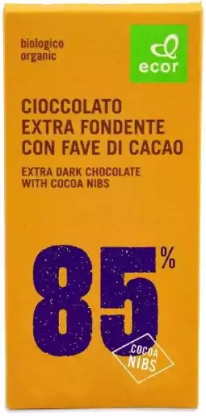 Czekolada Gorzka Min. 85% Kakao Z Kruszonym Ziarnem Kakao Bio 80