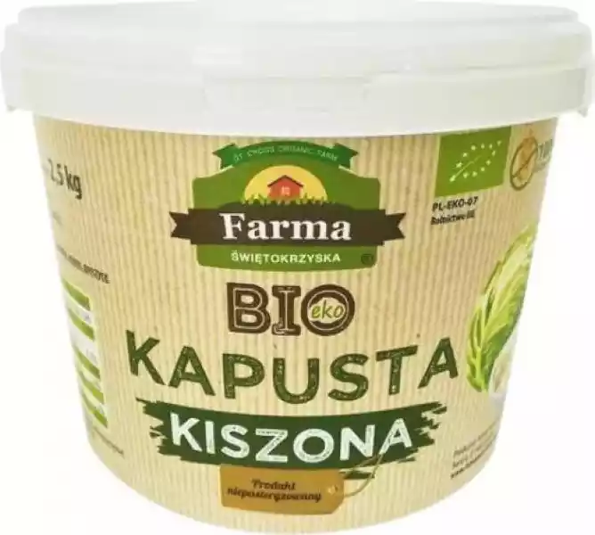 Kapusta Kiszona Bio 3 Kg - Farma Świętokrzyska