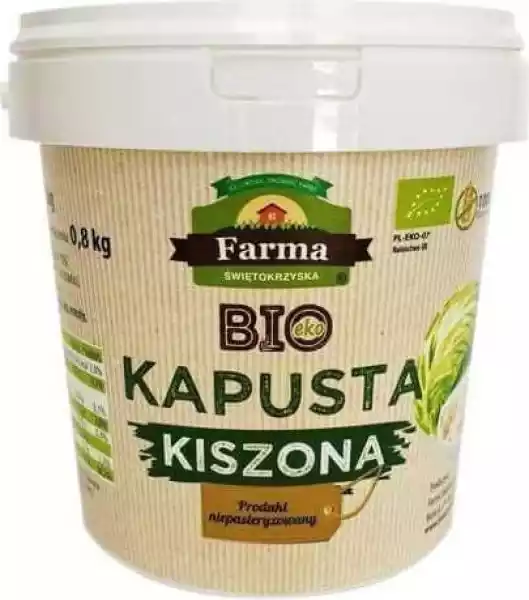 Kapusta Kiszona Bio 1 Kg - Farma Świętokrzyska