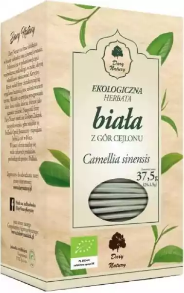 Herbata Biała Cejlońska Bio (25 X 1,5 G) - Dary Natury
