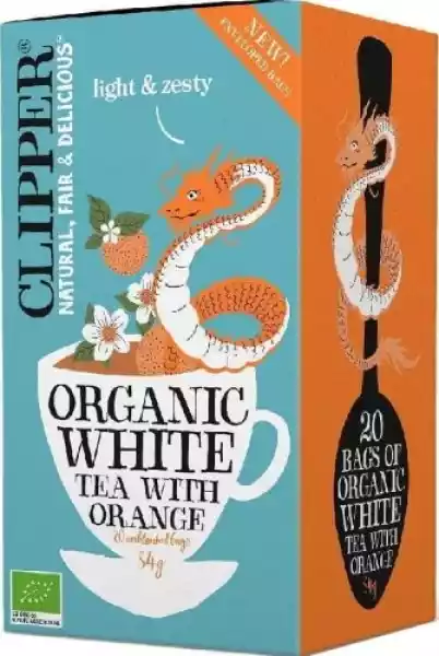 Herbata Biała Pomarańczowa Bio (20 X 1,7 G) - Clipper