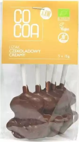 Lizaki Czekoladowe Creamy Bezglutenowe Bio (5 X 15 G) 75 G - Coc