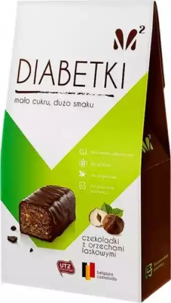 Czekoladki Diabetki Orzech Laskowy Bez Cukru 100 G Ekowital