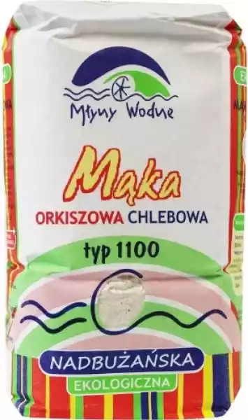 Mąka Orkiszowa Chlebowa Nadbużańska Typ 1100 Bio 1 Kg - Młyny Wo