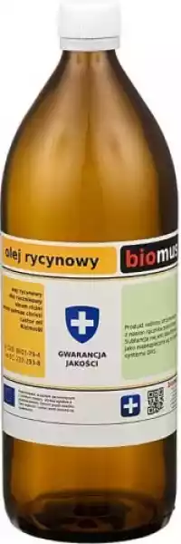 Olej Rycynowy Castor Oil Virgin Eps 1 L Biomus