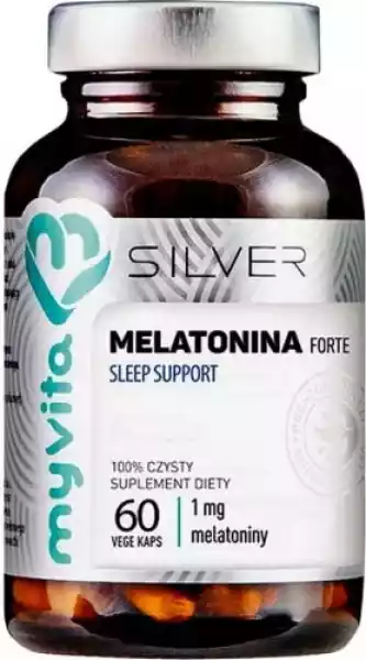 Melatonina Forte Sleep Support 1 Mg 60 Kapsułek Myvita Silver